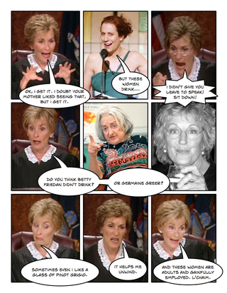 Illustration for article titled Comic Confrontations: Judge Judy Vs. Feminists